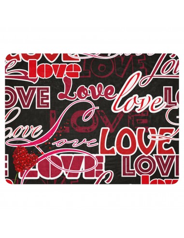 Couverture en Sherpa *Amour *Love *Coeur 11 basket pas cher